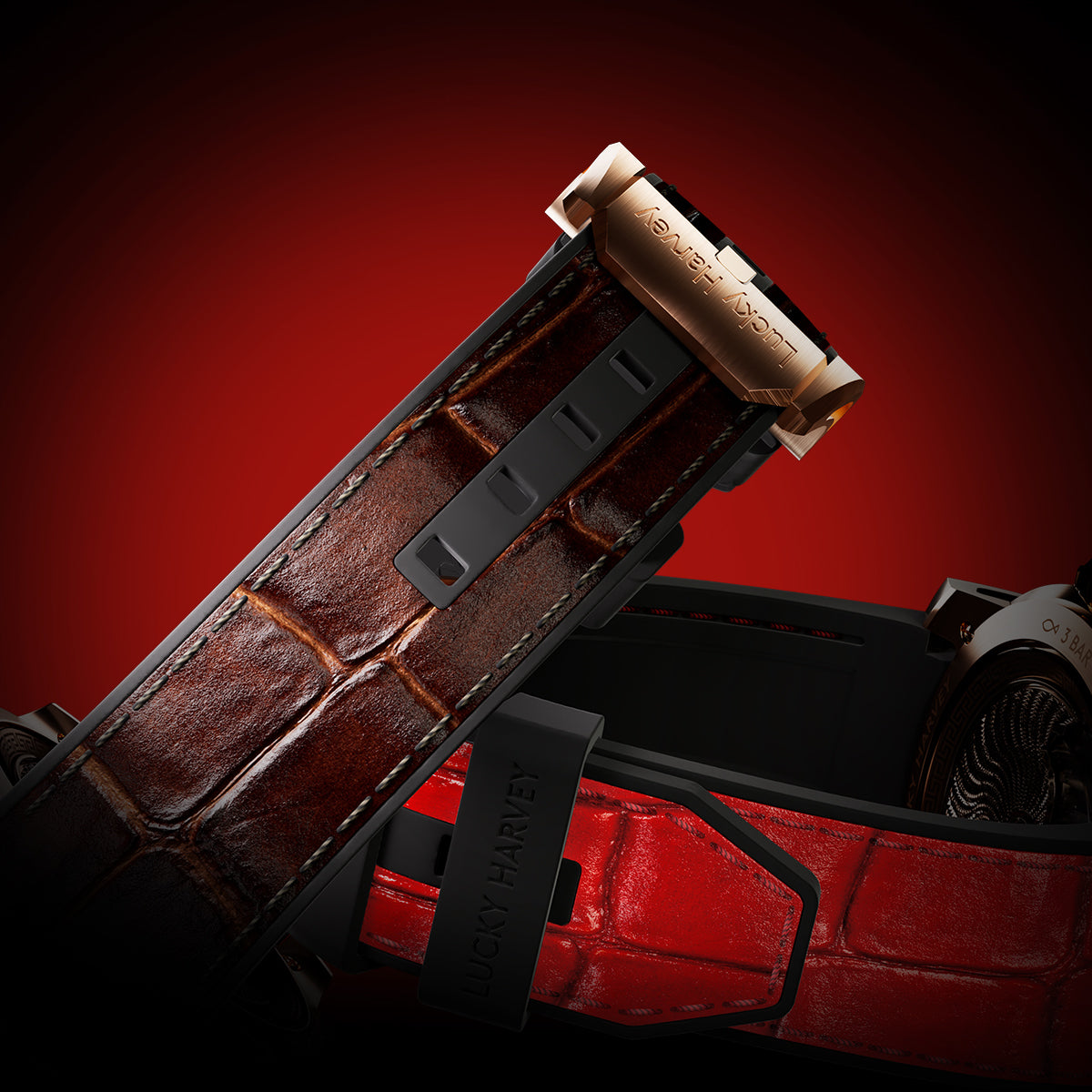 THE ENAMEL SNAKE RED (Edition Limitée)