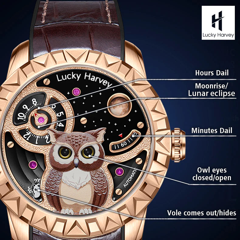 OWL ROSE GOLD